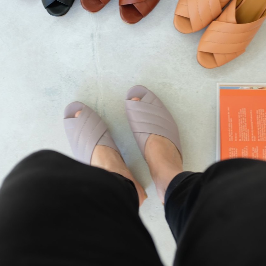 Beklina Matisse Criss Cross Lavender Clog Sandal — image 2 of 3